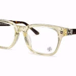 Chrome Hearts Clear Crystal Square Glasses
