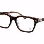 Chrome Hearts Dark Brown Square Glasses