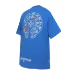 Chrome Hearts Blue Multicolor Cross Logo T-Shirt - Image 2