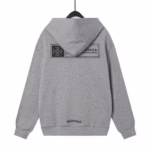 Chrome Hearts Grey Cross Floral Zip-up Hoodie - Image 2