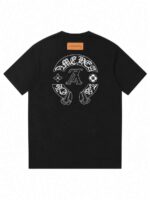 Louis Vuitton X Chrome Hearts T-Shirt Black - Image 3
