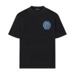 Chrome Hearts Denim Cross Patch Horseshoe Shirt Black - Image 3