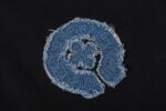 Chrome Hearts Denim Cross Patch Horseshoe Shirt Black