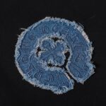 Chrome Hearts Denim Cross Patch Horseshoe Shirt Black