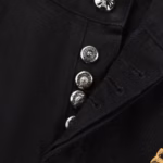 Chrome Hearts Leopard and Green Cross Patch Jeans - Image 4