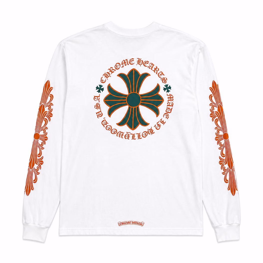68 Chrome Hearts Long Sleeve White - Image 1