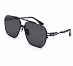 Chrome Hearts Black Hexagon Sunglasses