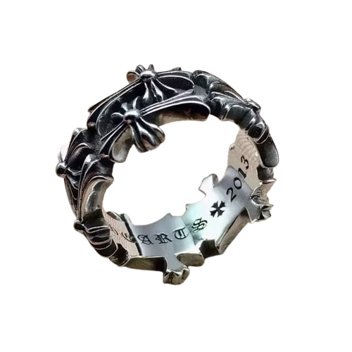 81 Chrome Hearts Cross Crown Ring - Image 1