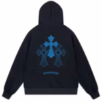 Chrome Hearts Triple Cross Hoodie Black