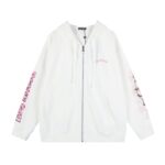 Chrome Hearts Pink Tokyo Angel Hoodie White